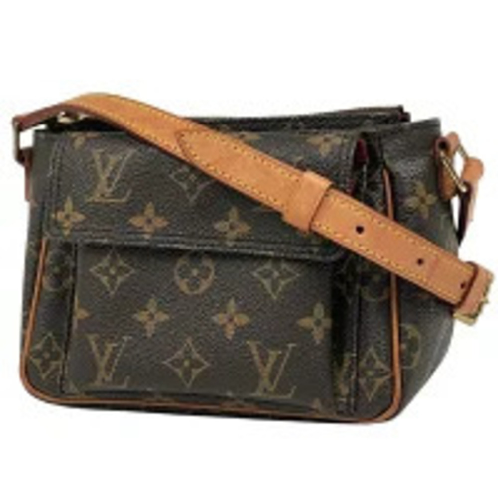 Louis Vuitton Viva Cite Crossbody Clutch Shoulder Bag Monogram Brown